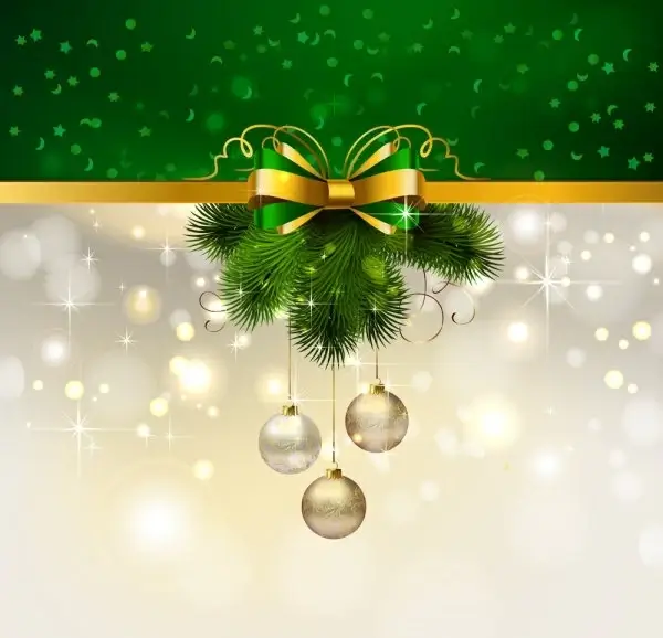 christmas decoration background 04 vector
