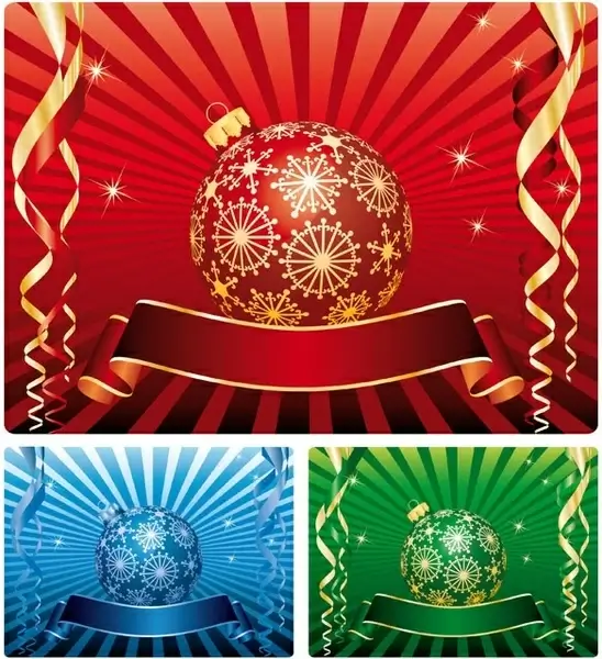 christmas decoration background vector