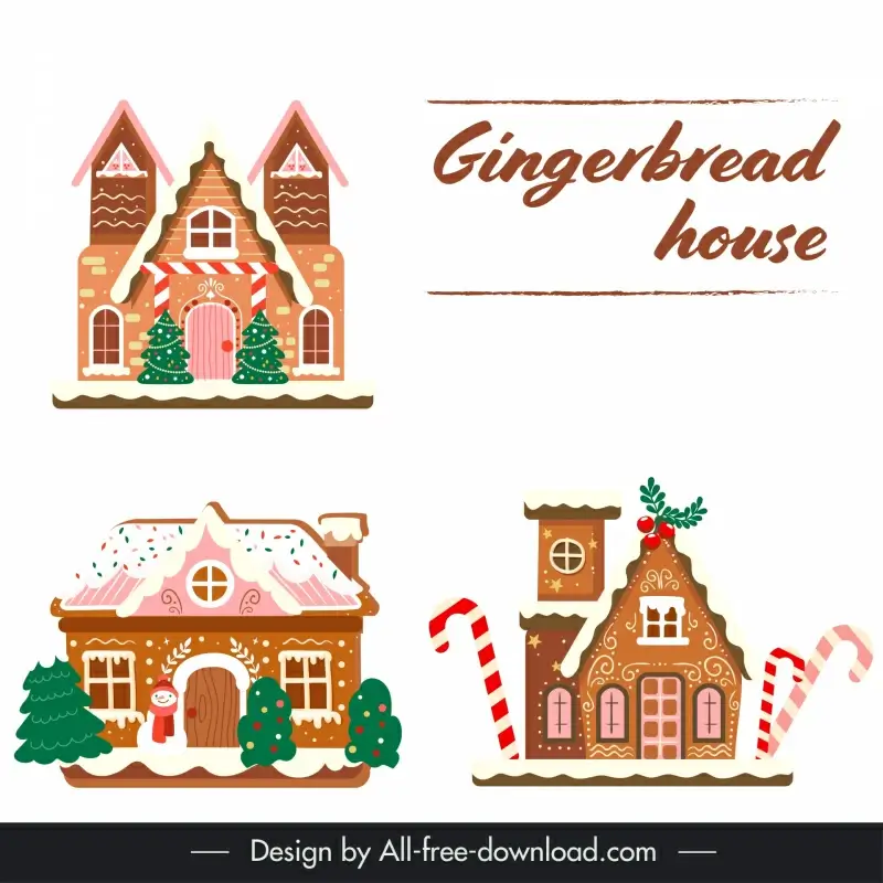 christmas gingerbread house design elements elegant classical design