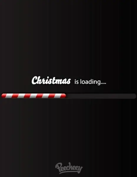christmas loading bar
