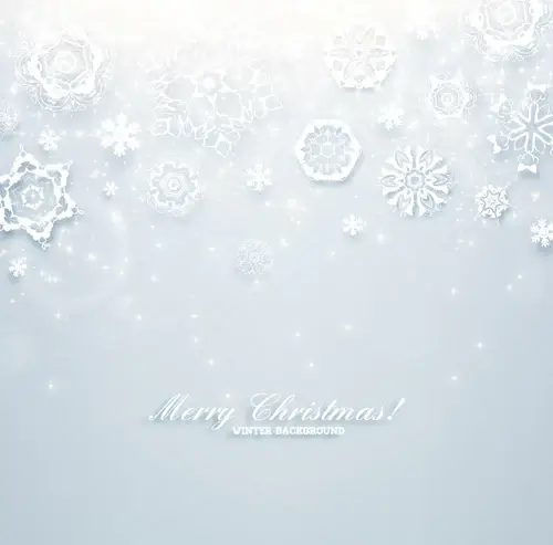 christmas winter backgrounds vector 