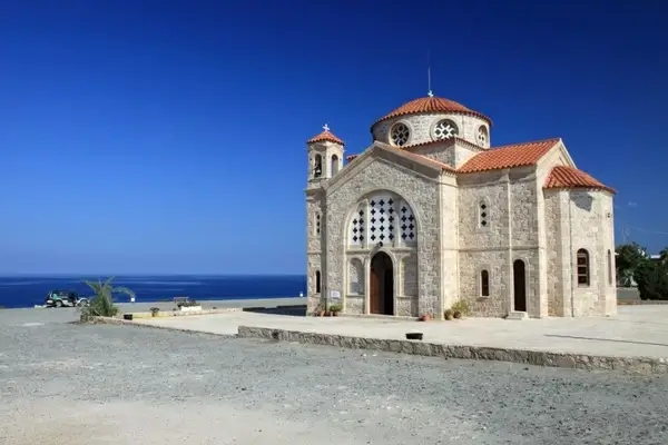 church on coast