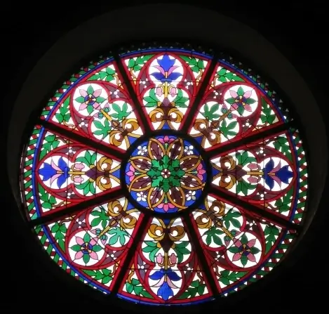 church window stained glass architecture