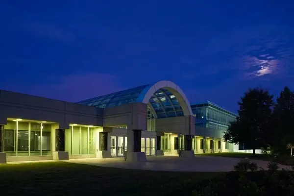 cia headquarter building night