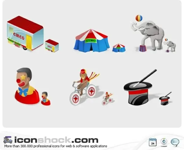Circus Icons icons pack