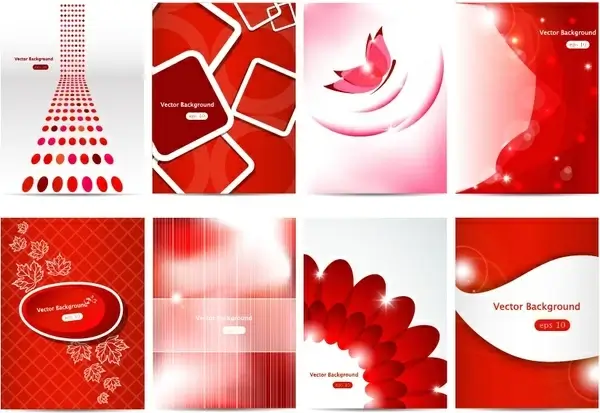 decorative background templates shiny luxury modern red design