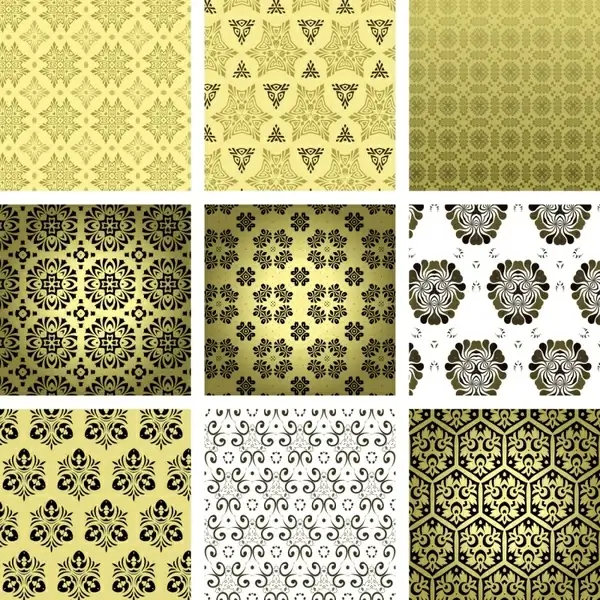 pattern templates flat repeating symmetric shapes decor