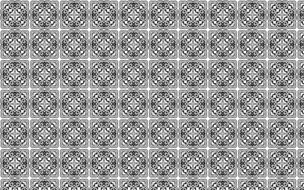 classical pattern design with black white squares decoration