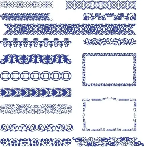 classical style border vector