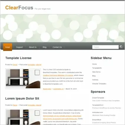 Clear Focus Template
