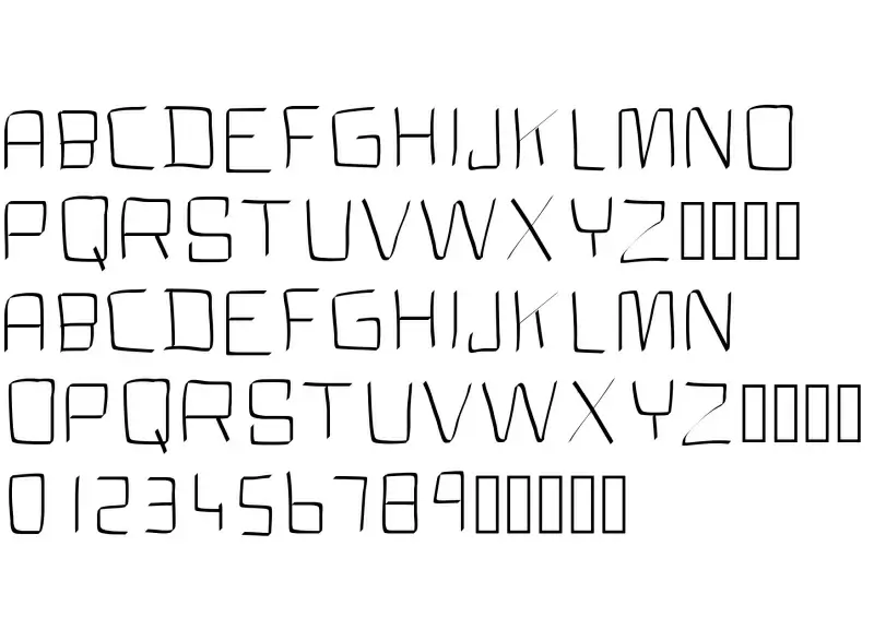 Alarm Clock Font in truetype .ttf opentype .otf format free and easy