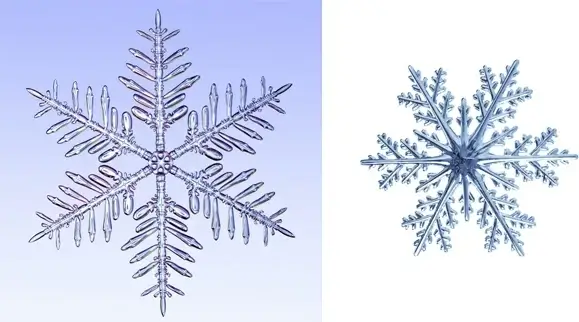 close snowflakes hd larger image