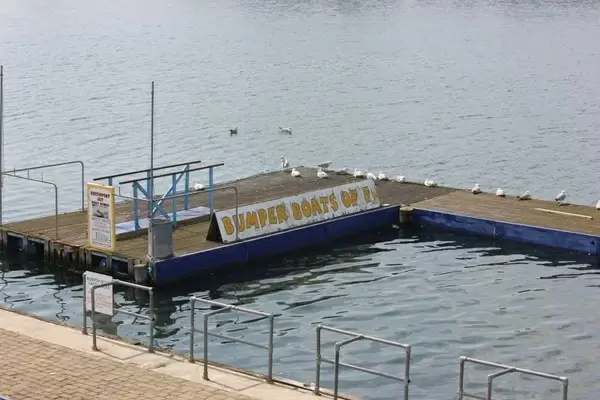 closed bumper boats ride