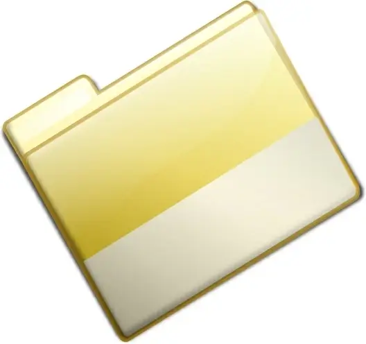Closed Simple Yellow Folder clip art