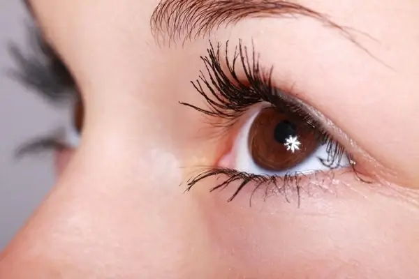closeup eye