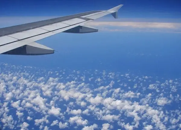 clouds sky plane