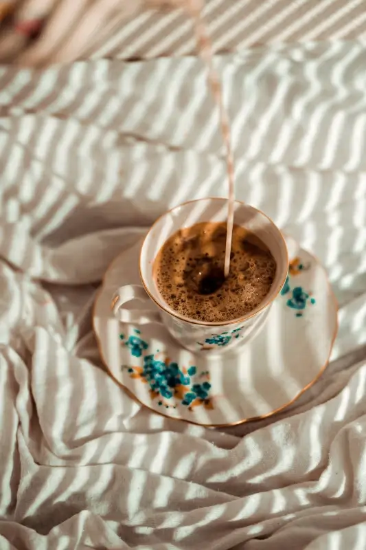 coffee background picture elegant dynamic pouring shadow