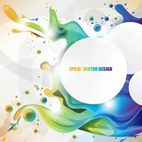 decorative background template shiny colorful modern dynamic liquid