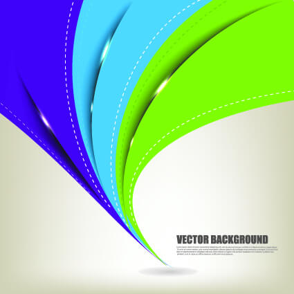 color wave vector background art