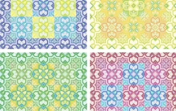 Colored Pattern Background Vector