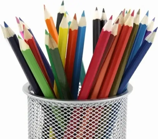 colored pencils