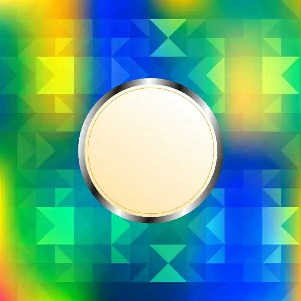 colorful abstract background blank circle decoration