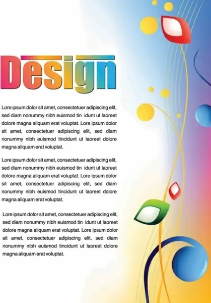 colorful advertising posters 02 vector