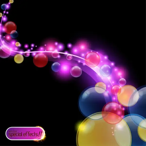 colorful bubble circle abstract background