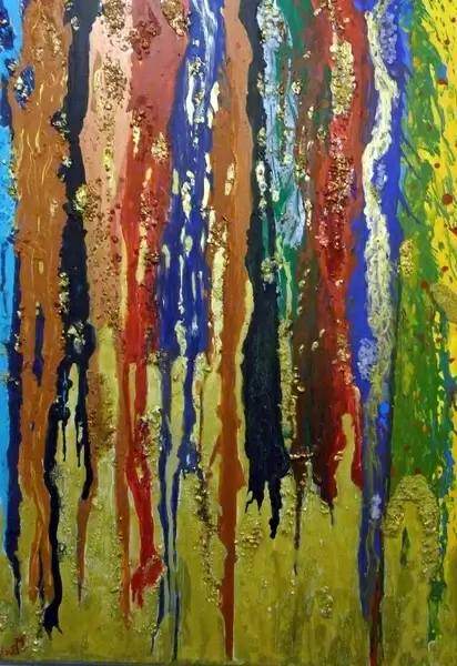 colorful color mixed