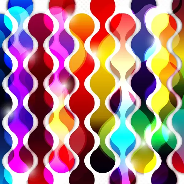 colorful curve abstract background