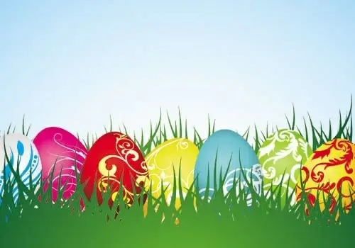 colorful easter background 04 vector