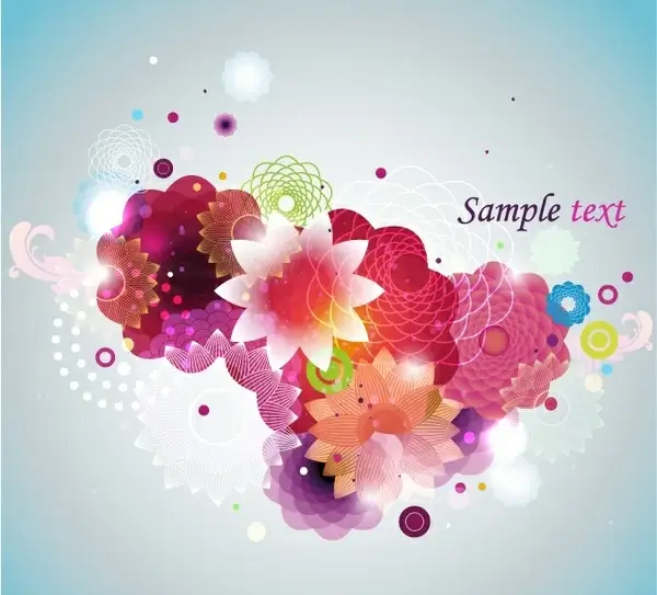 flowers background colorful blooming petals decor