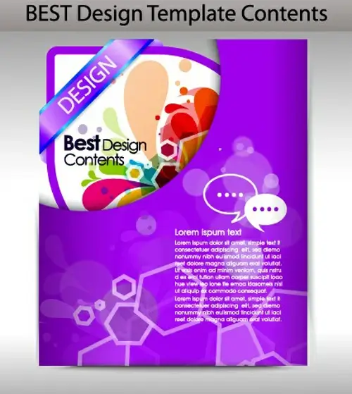 colorful folder element vector graphic