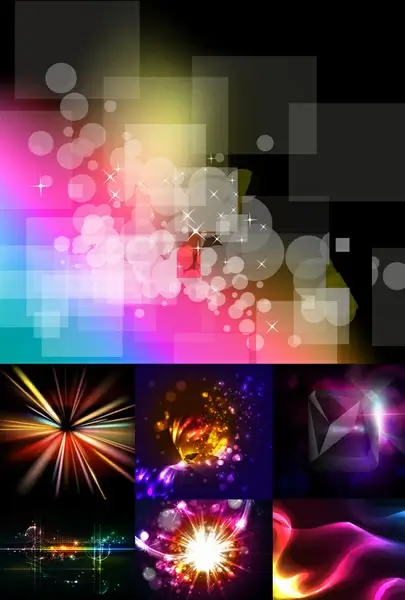 colorful gorgeous background vector