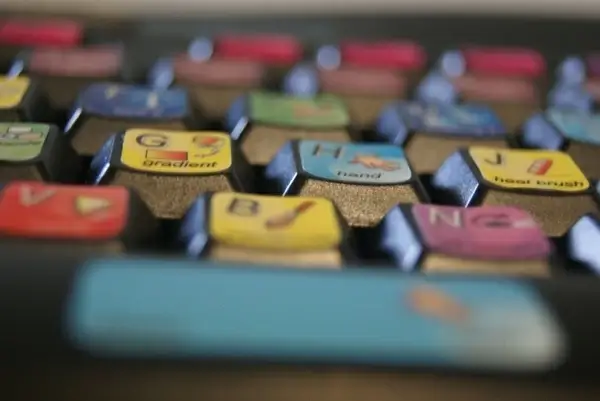 colorful keyboard