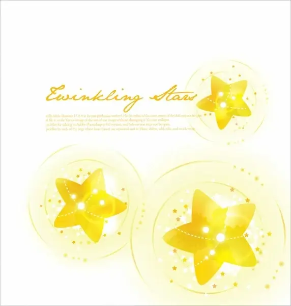 golden stars background bright sparkling modern decor