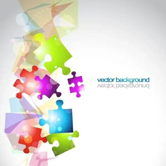 colorful vector background 3 puzzle