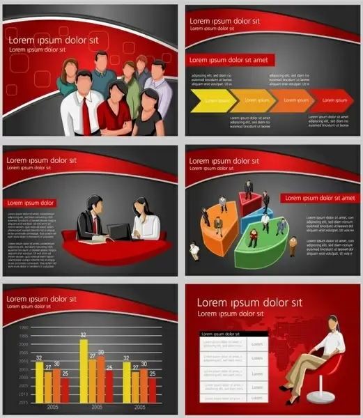 commercial and financial ppt background 03 vector