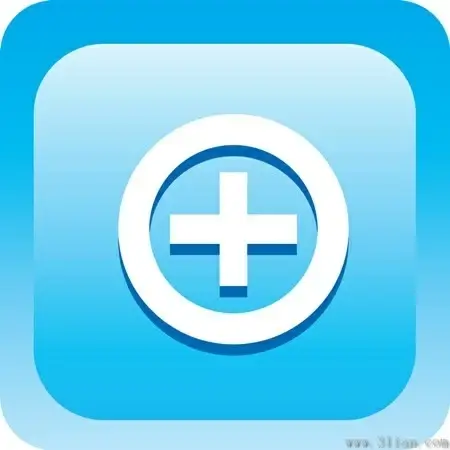 common blue icon vector