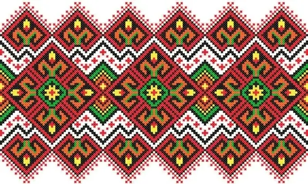 consecutive knitting patterns vector background002