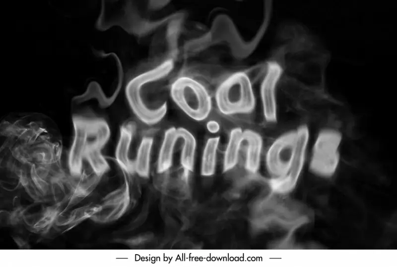 coolrunnings effect typography backdrop delusive dynamic smoke effect