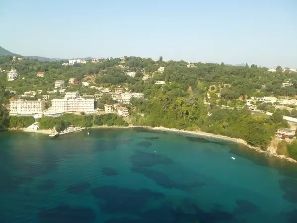corfu air from the air
