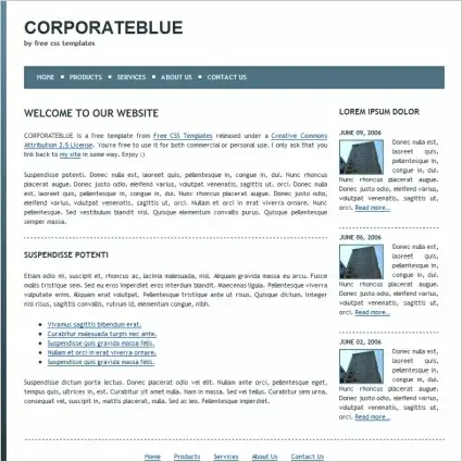 corporate blue