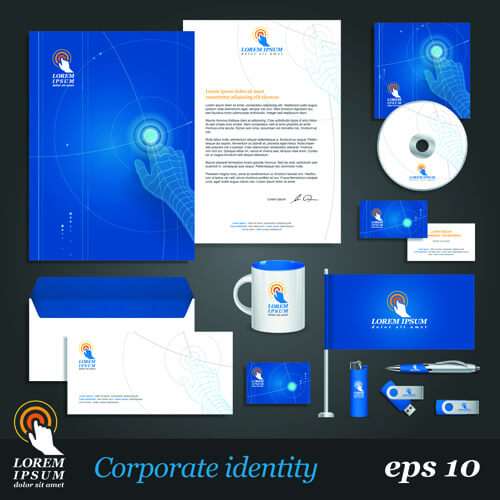 corporate identity kit vector templates