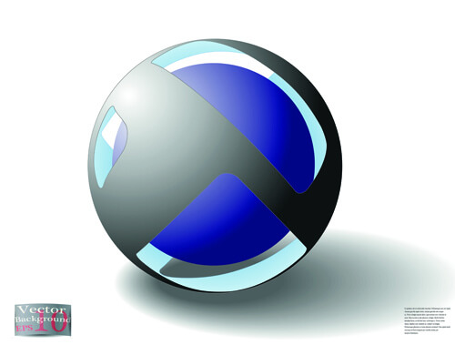 creative abstract sphere design vector