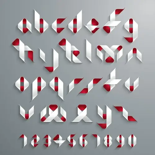 Creative alphabets design vector set Vectors graphic art designs in