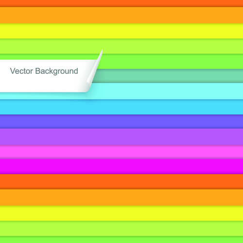 creative colorful lines business template vector
