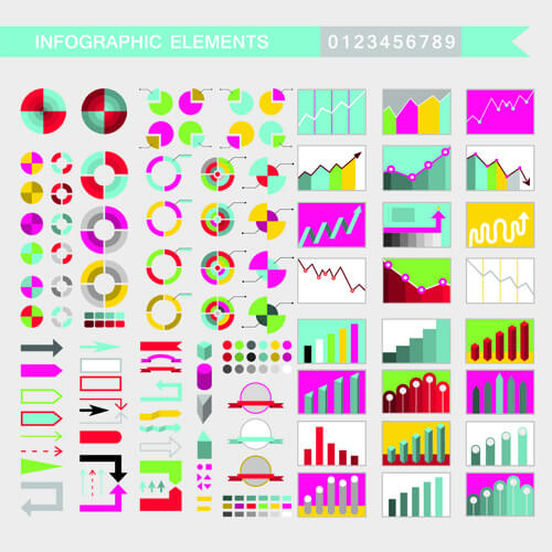 creative infographic element vector 