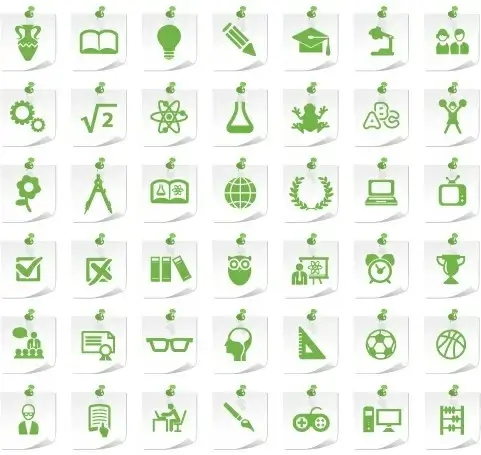 creative notepaper design vector graphics