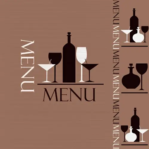 creative restaurant menu cover design vector